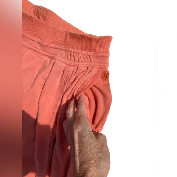 FP Movement Orange Rava Wide Leg Patchwork Terry Pants Medium - Picture 12 of 15